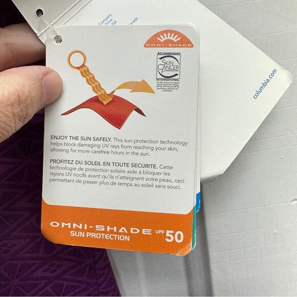 NWT Columbia omni-wick omni-shield sun protection shirt women's medium - Picture 7 of 8